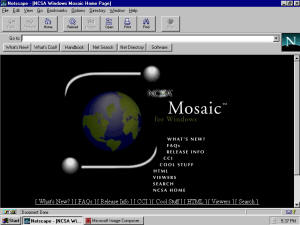 Netscape 2.0 - Click here to see full-size screenshots